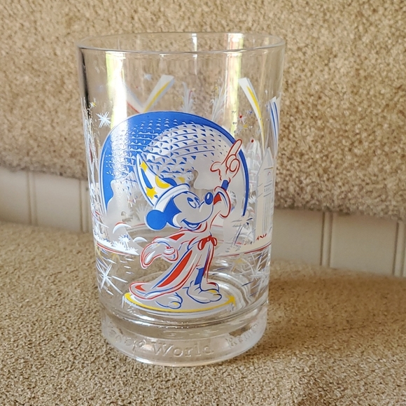 McDonald's 25th anniversary Disney glass Mickey